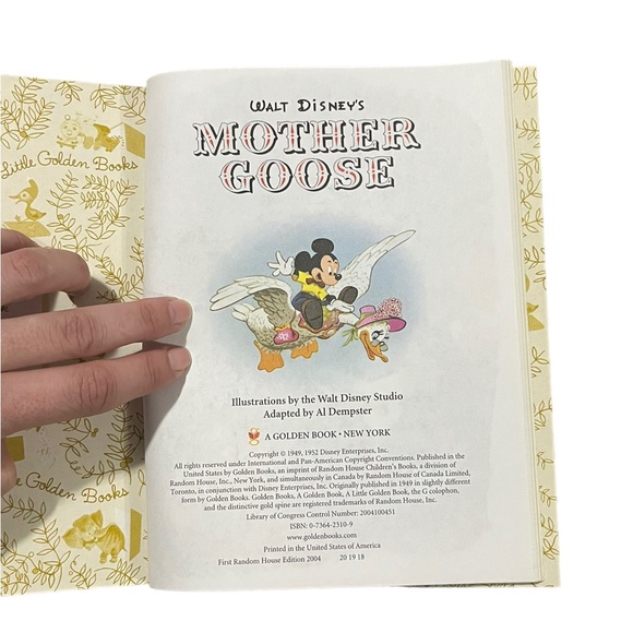 Walt Disney’s Mother Goose Little Golden Book - Picture 3 of 3